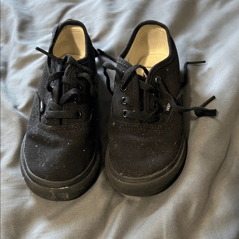 Vans Kids Classic Black Sneakers